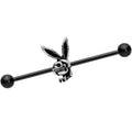 BodyCandy 14G Licensed Playboy Bunny Skeleton Industrial Barbell 38mm — main product shot
