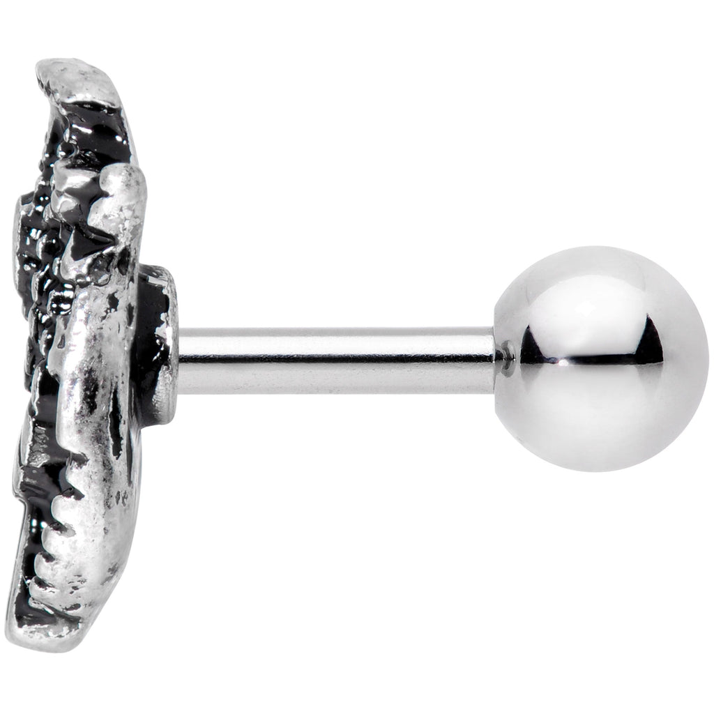 BodyCandy 16G 1/4 Black Gem Egypt Cleopatra Anubis Cartilage Tragus Earring — lifestyle context