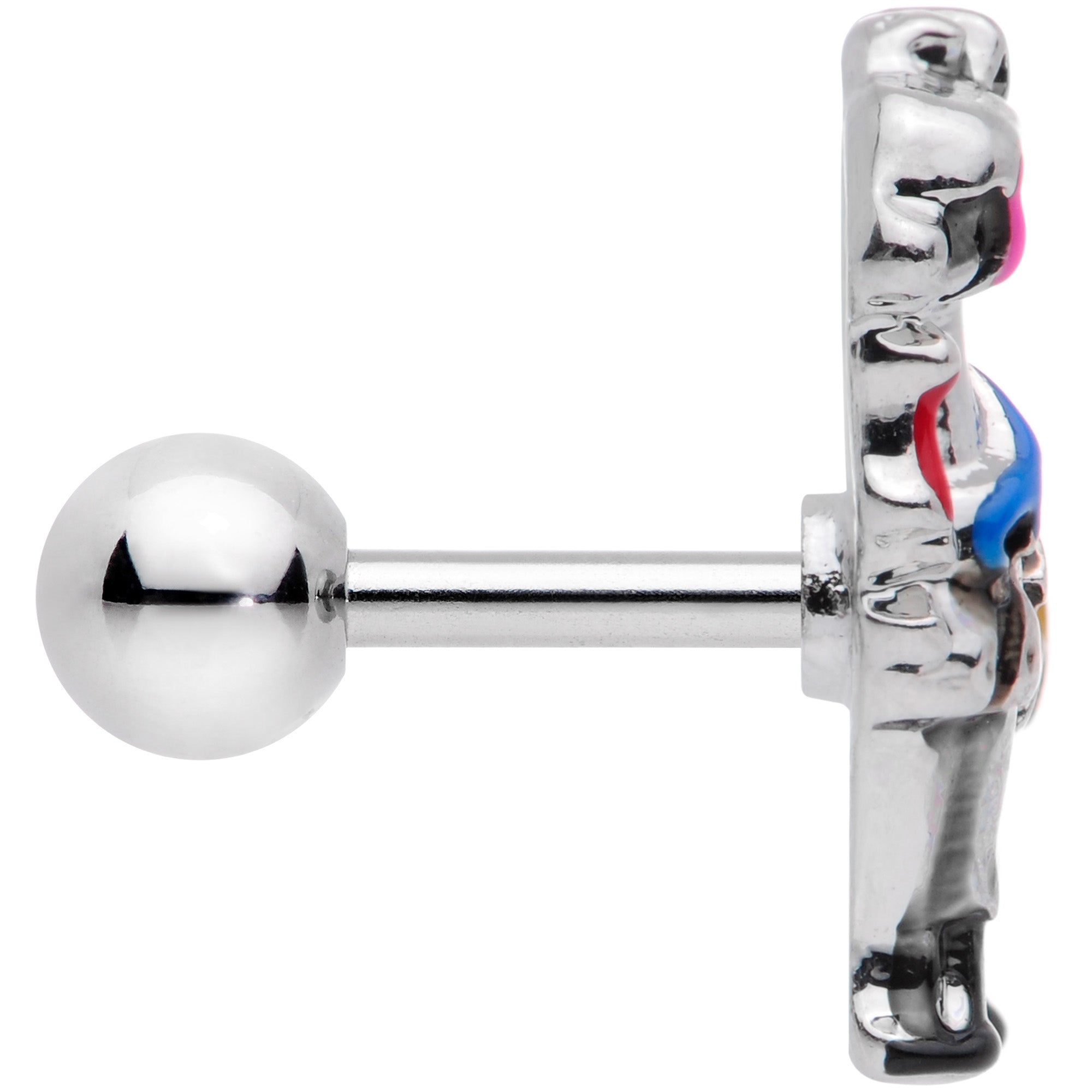 BodyCandy 16G 1/4 Colorful Drama Llama Cartilage Tragus Earring — lifestyle context
