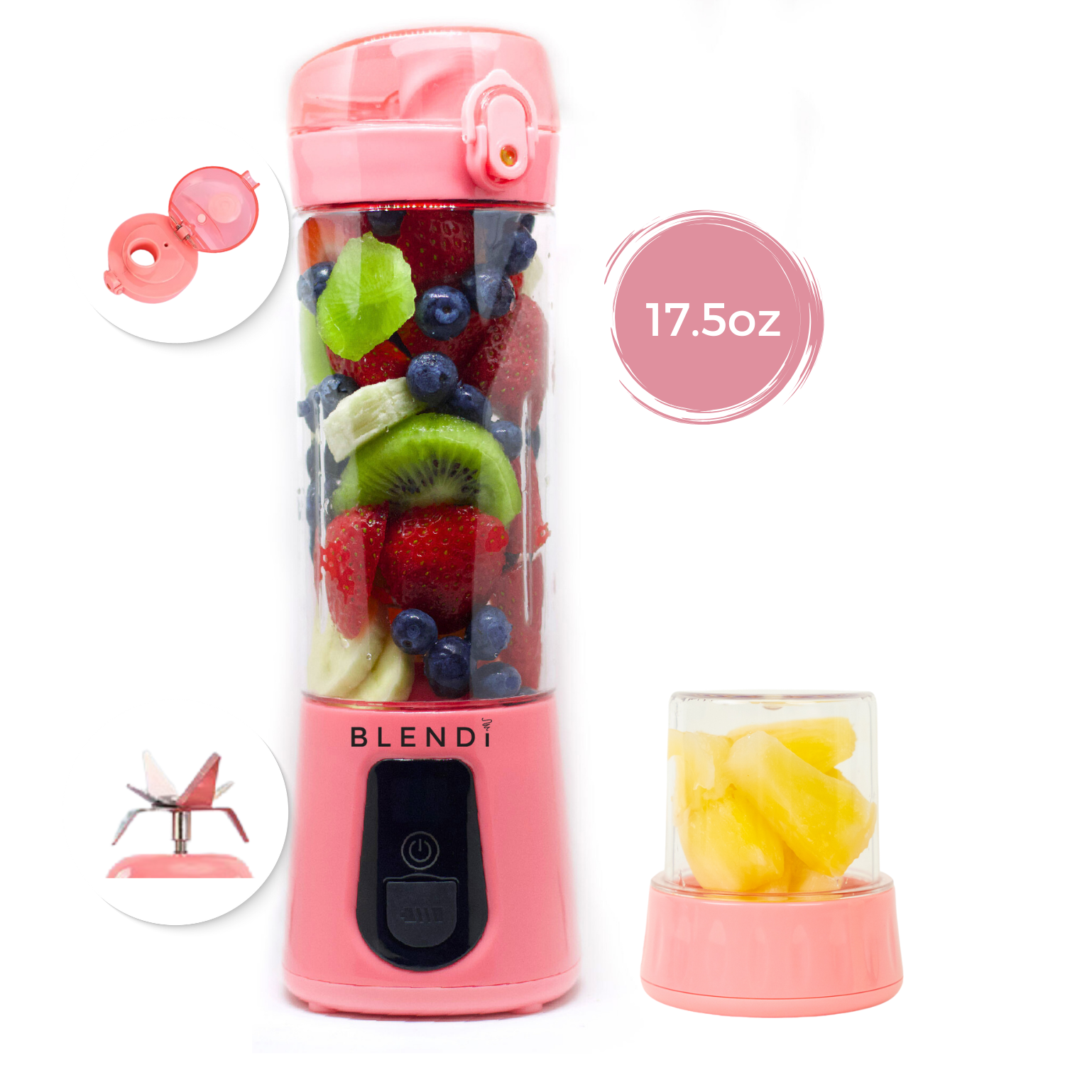 Pro+ Ice Crushing Portable Blender (17oz) – BLENDi, view 24
