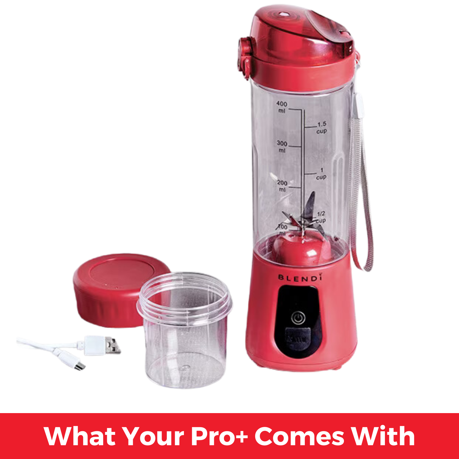 USA Pro+ Ice Crushing Portable Blender – BLENDi, view 16