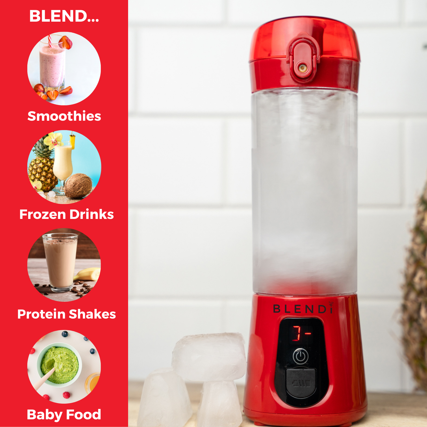 USA Pro+ Ice Crushing Portable Blender – BLENDi, view 20