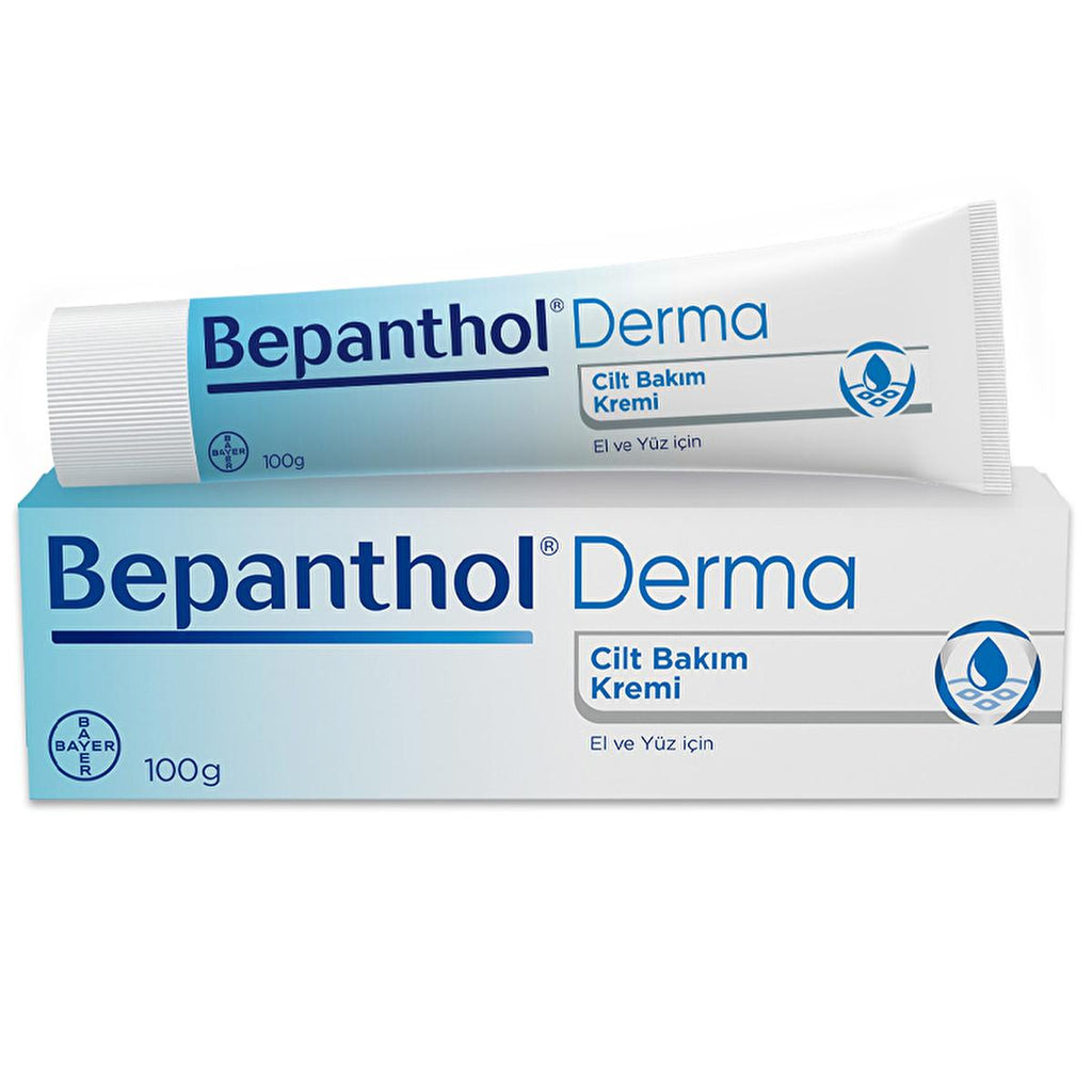 Bepanthol Skin Care Cream: Daily Face & Hand Moisturizer for Dry Skin | ProVitamin B5, Non-Greasy Formula for Skin Barrier Protection