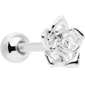 BodyCandy 16G 1/4 Openwork Rose Flower Cartilage Tragus Earring — main product shot