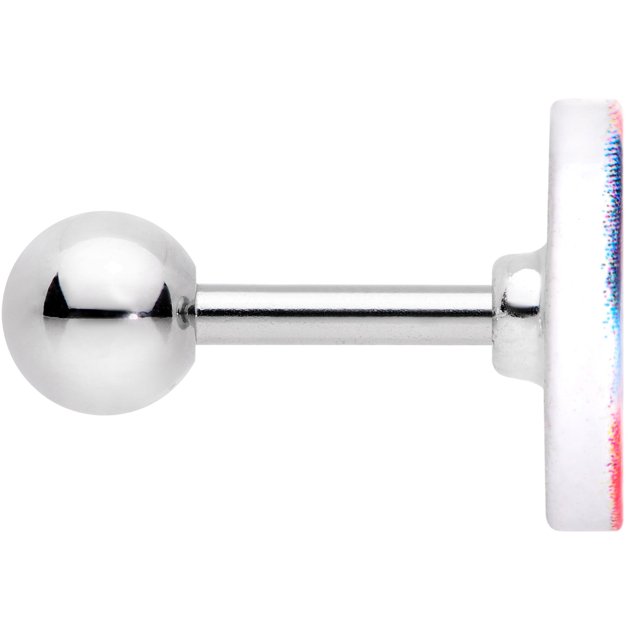 BodyCandy 16G 1/4 Red Blue Candy Swirl Cartilage Tragus Earring — lifestyle context