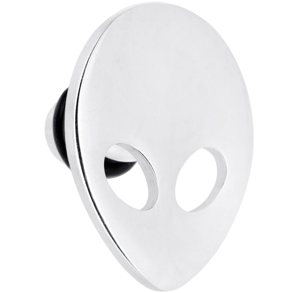 BodyCandy Steel Space Alien Single Flare Plug Set 14G to 2G — side view