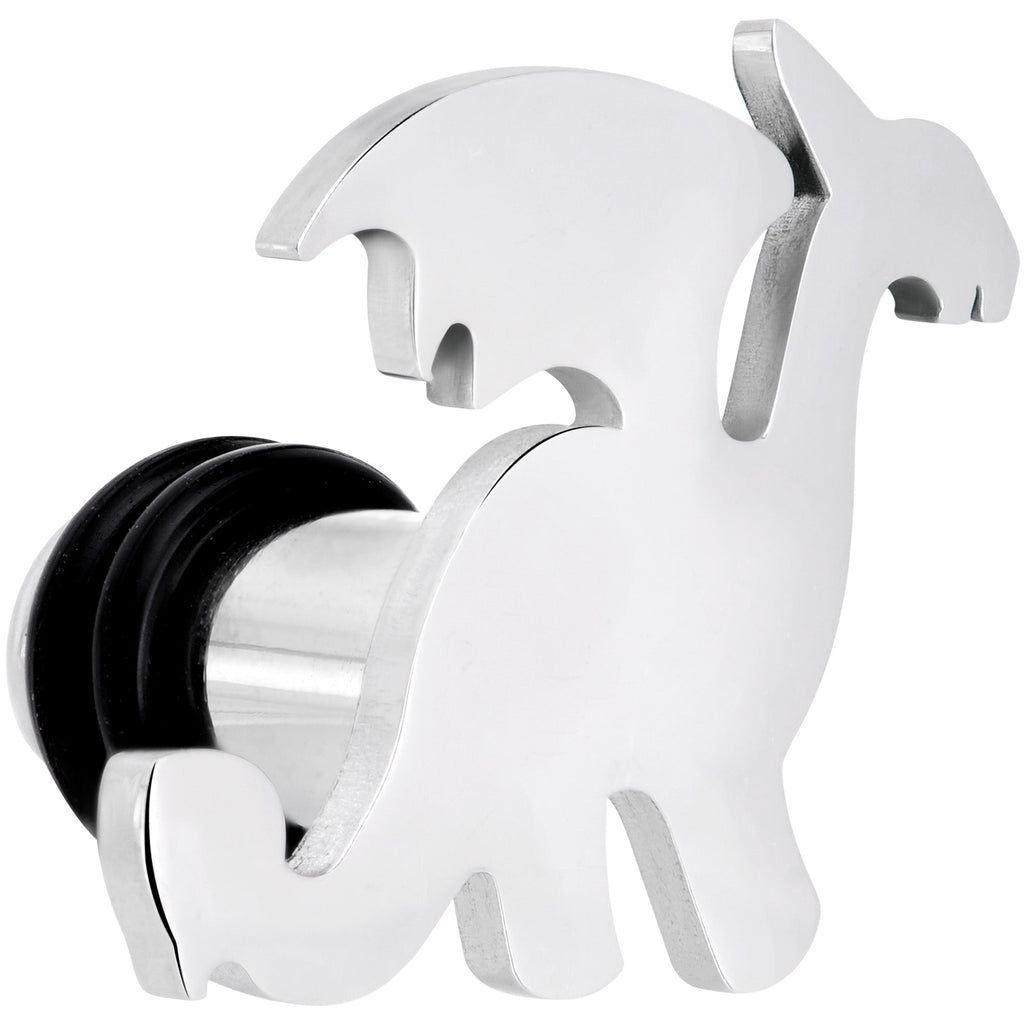 BodyCandy Steel Fantasy Dragon Single Flare Plug Set 14G to 2G — lifestyle context