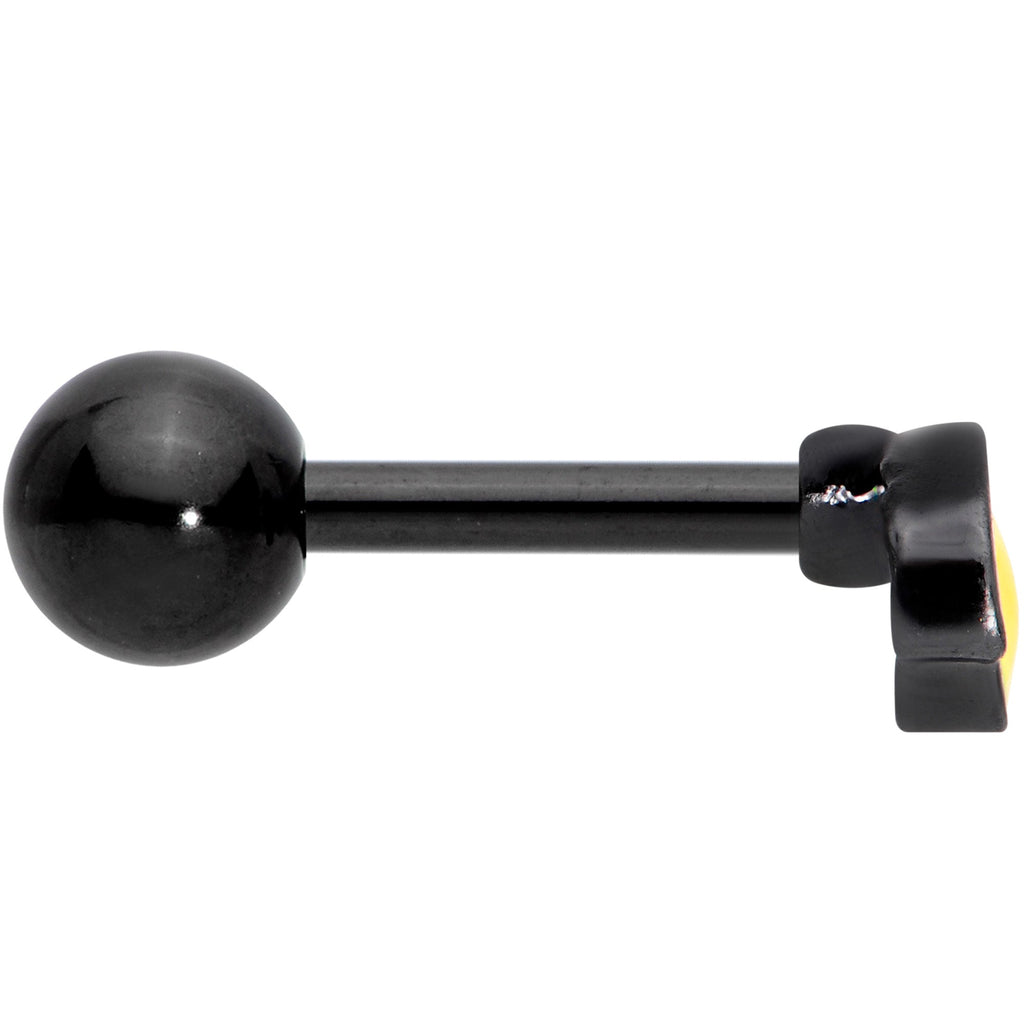 BodyCandy 16G 5/16 Yellow Black Aviator Sunglasses Cartilage Tragus Earring — lifestyle context