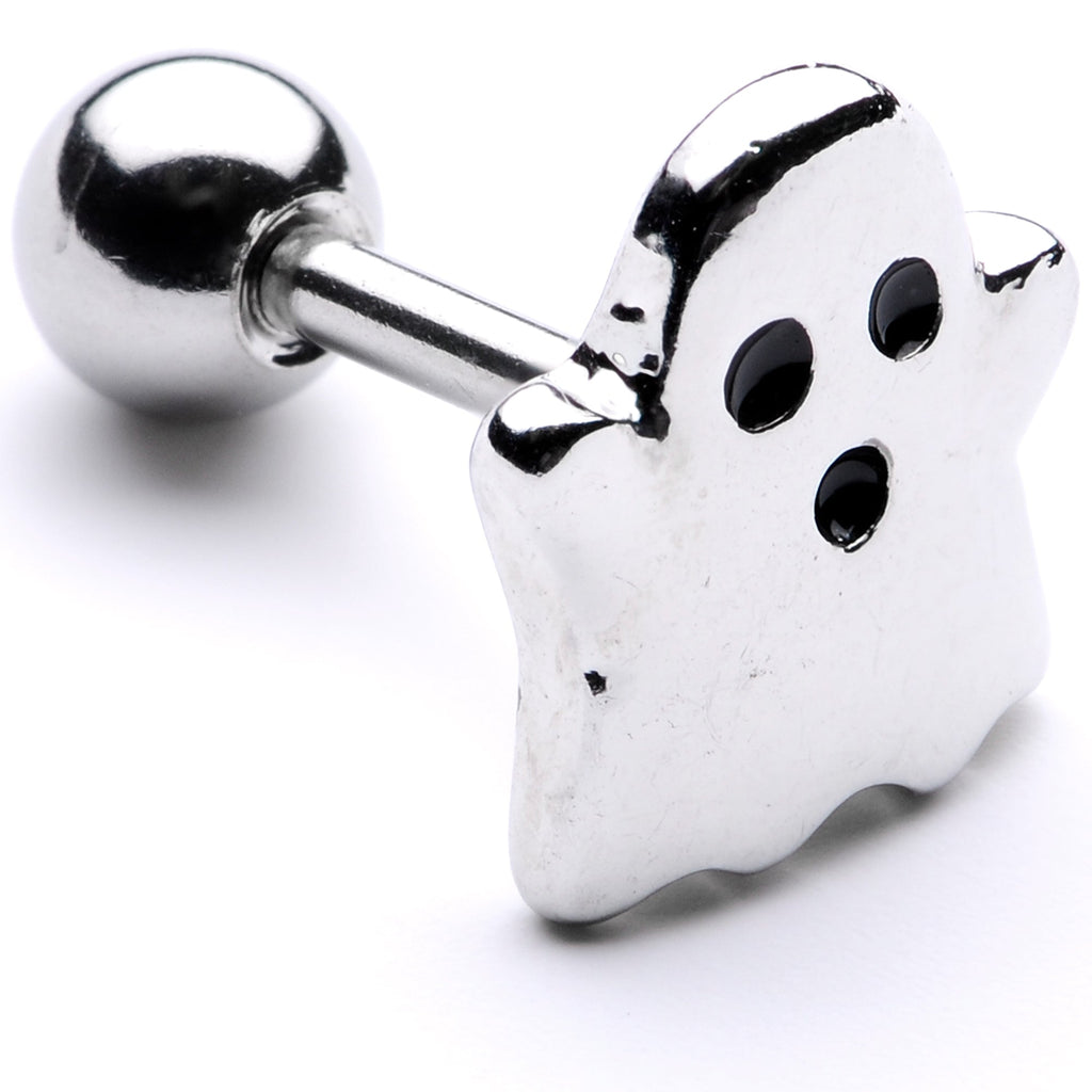 BodyCandy 16G 1/4 Spooky Ghost Halloween Cartilage Tragus Earring — main product shot