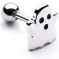 BodyCandy 16G 1/4 Spooky Ghost Halloween Cartilage Tragus Earring — main product shot