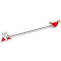 BodyCandy 14G Red Itty Bitty Bikini Industrial Barbell 38mm — main product shot