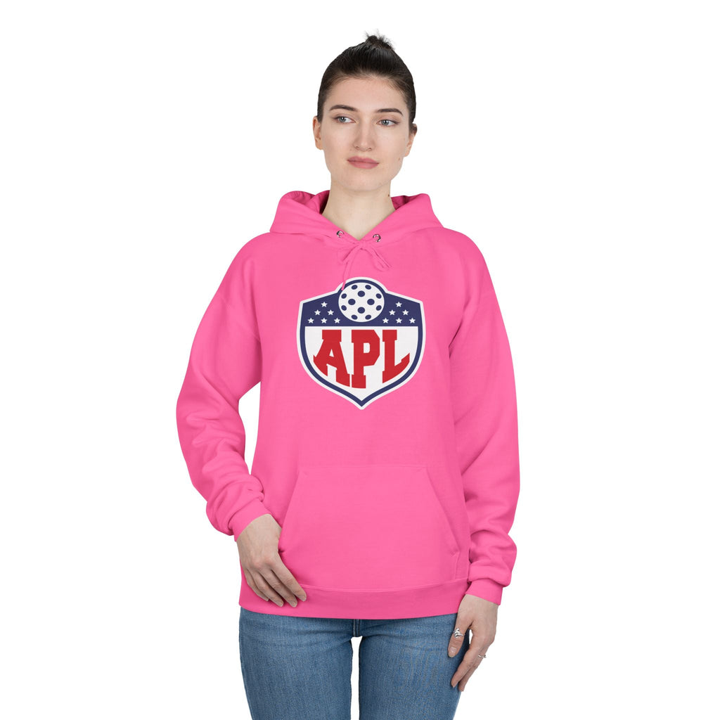 APL Pickleball Shield Hoodie — Retro Pickleball Pullover