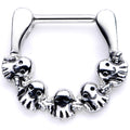 BodyCandy 16G 5/16 Gathering of Ghosts Halloween Septum Clicker — main product shot