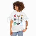 67911 Unisex Heavy Cotton T-Shirt – Premium 100% Cotton Structured Graphic Tee, Soft Lived-In Heavyweight Industrial Top, Minimalist Essential Daily Silhouette Shirt, Made in USA