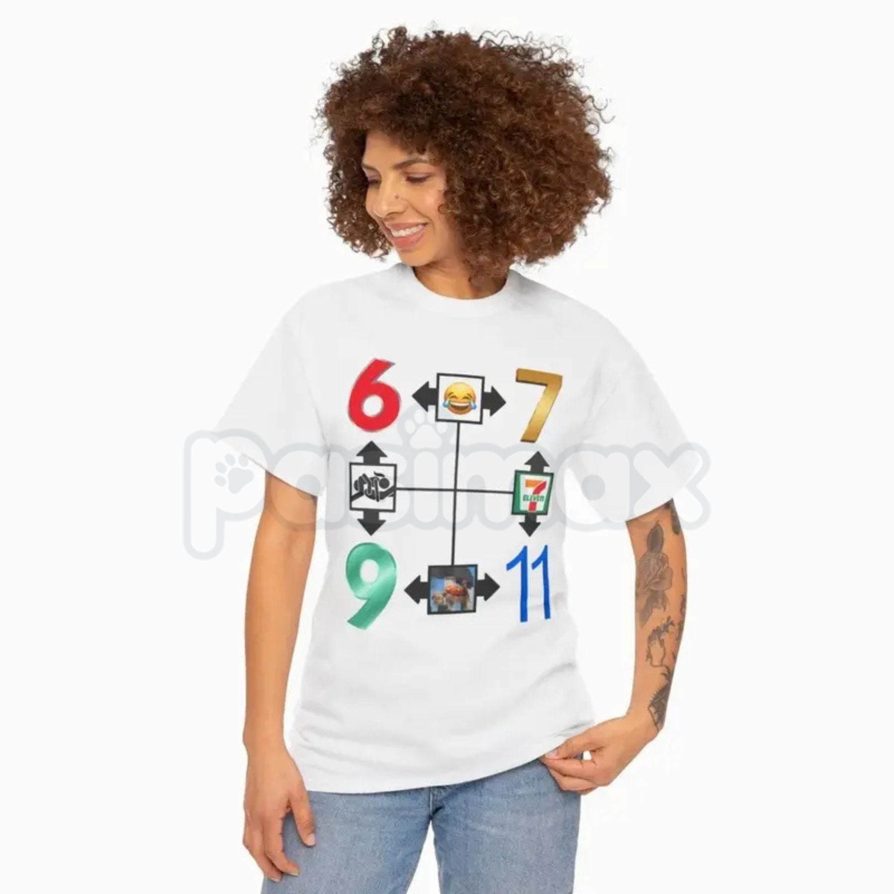 67911 Unisex Heavy Cotton T-Shirt – Premium 100% Cotton Structured Graphic Tee, Soft Lived-In Heavyweight Industrial Top, Minimalist Essential Daily Silhouette Shirt, Made in USA