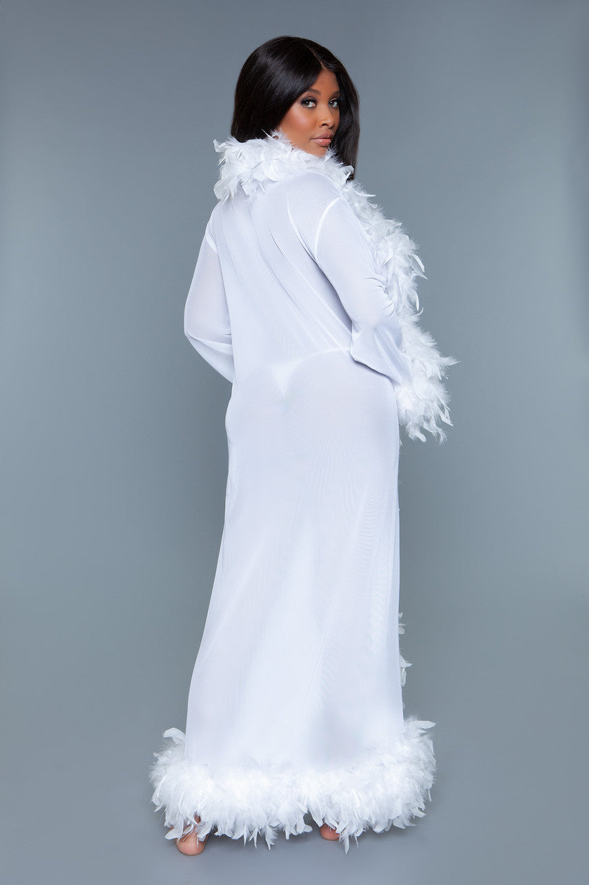 Love Spark Cove | Intimate Apparel, Pleasure Shop & Free Shipping BW834 Glamour Robe — detail close-up