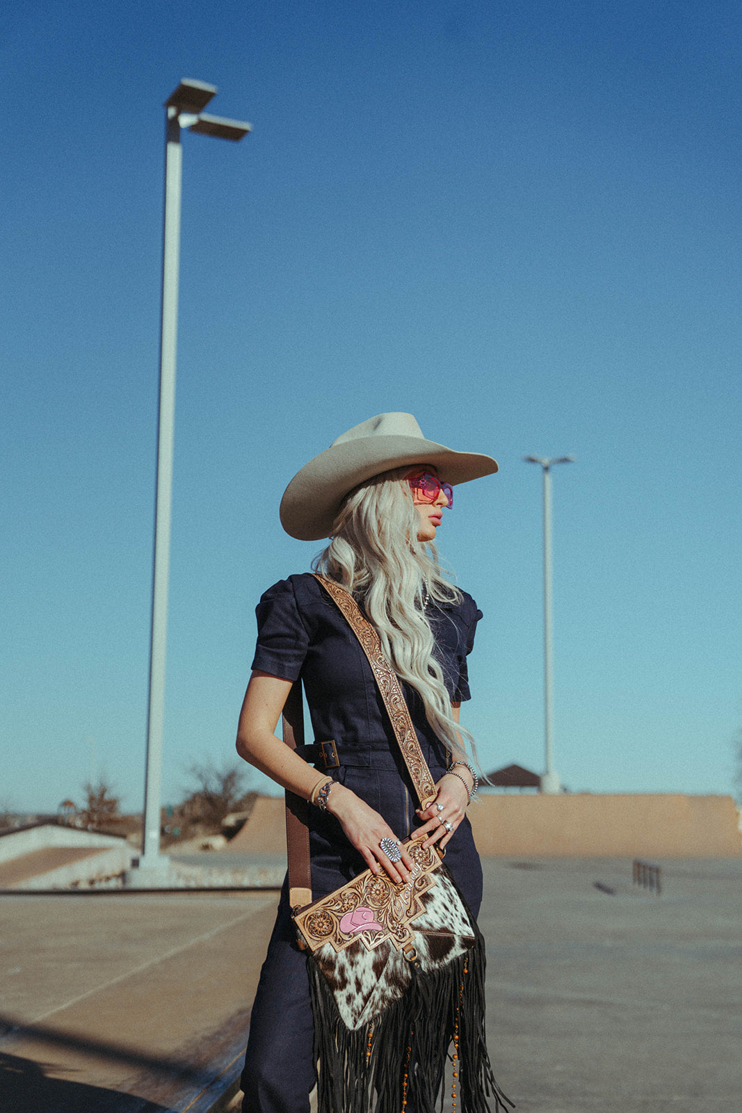 Haute Southern Hyde The Howdy Purse a Haute Southern Hyde by Beth Marie Exclusive — lifestyle worn / used context