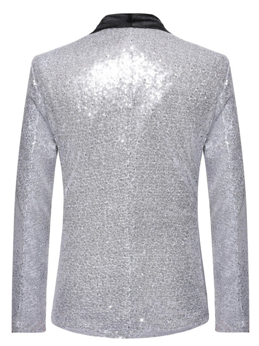 Men's Sequin Long Sleeve Blazer