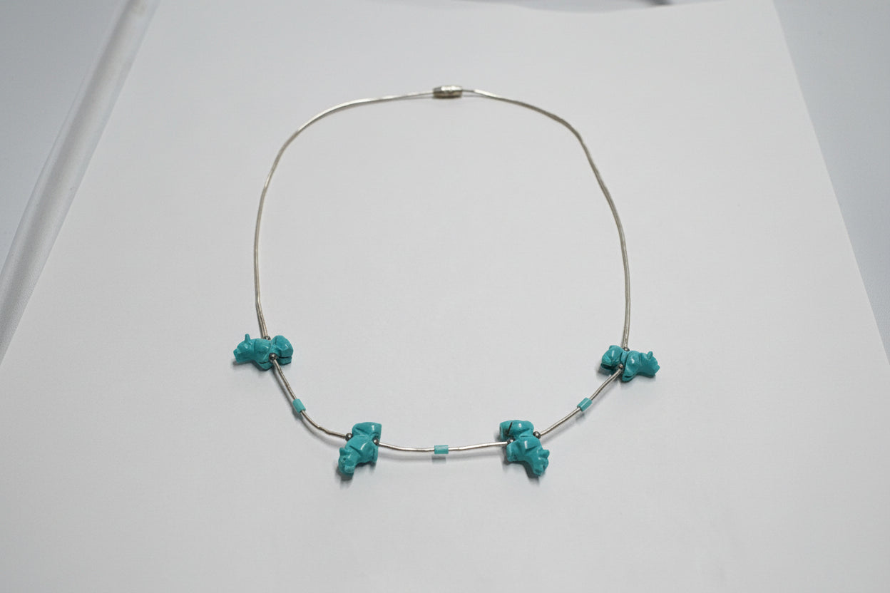 Turquoise Bear Fetish