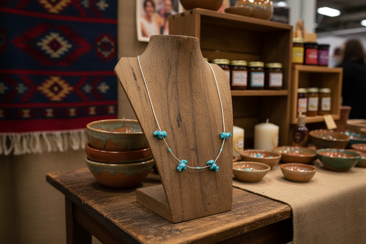 Just Neat Stuff Turquoise Bear Fetish — alternative angle
