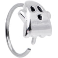 BodyCandy 20G 5/16 Scary Boo Ghost Halloween Nose Hoop — main product shot