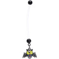 BodyCandy Gone Batty Scary Bat Halloween Dangle Pregnancy Belly Ring — main product shot