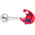BodyCandy Red Blue Witch Moon Halloween Barbell Tongue Ring — main product shot