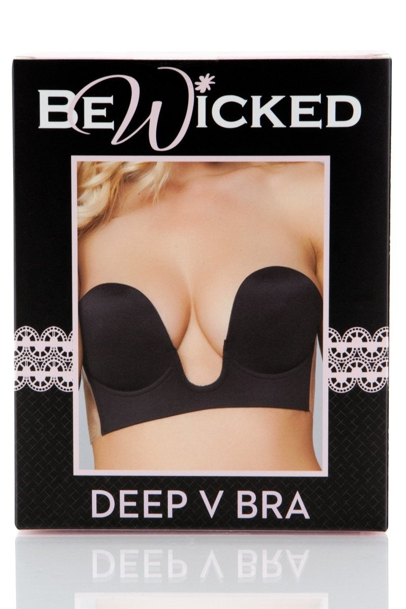 Love Spark Cove | Intimate Apparel, Pleasure Shop & Free Shipping BWXB093 Deep V Bra — back view