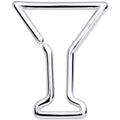 BodyCandy 16G 5/16 Bottoms Up Wineglass Erlenmeyer Flask Closure Ring — main product shot