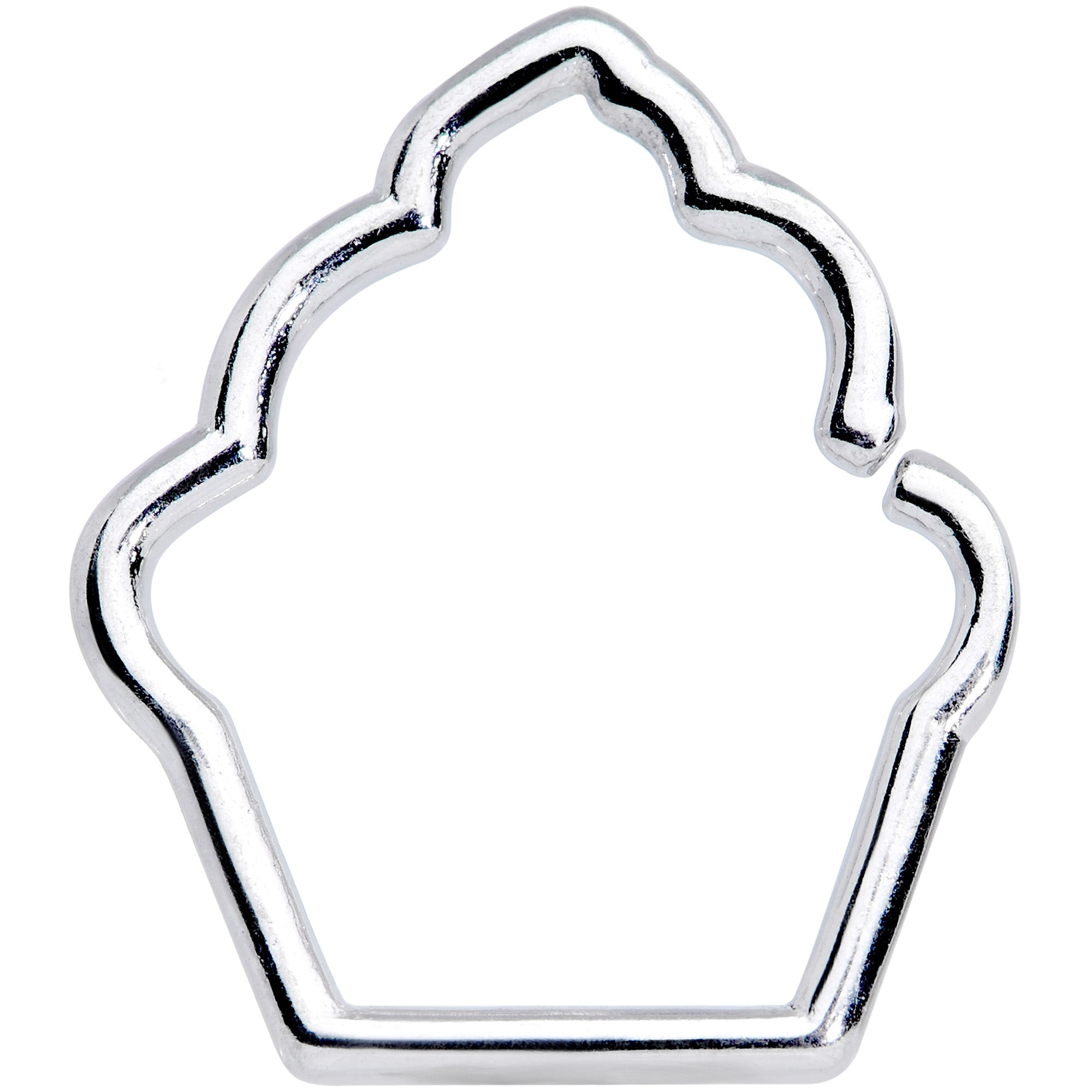BodyCandy 16G 5/16 Baked Treats Cupcake Closure Ring — main product shot