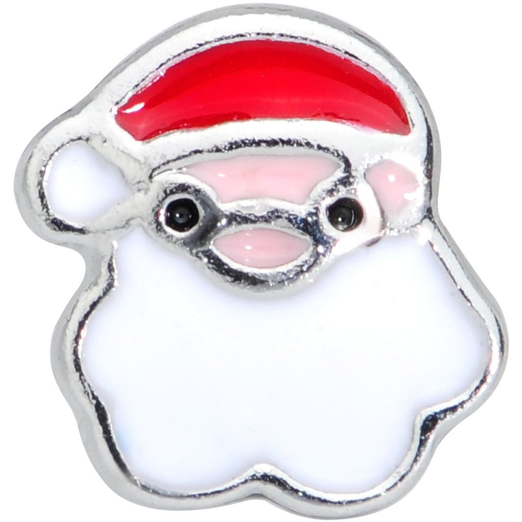 BodyCandy 20G 1/4 Santa Claus Christmas Nose Bone — side view