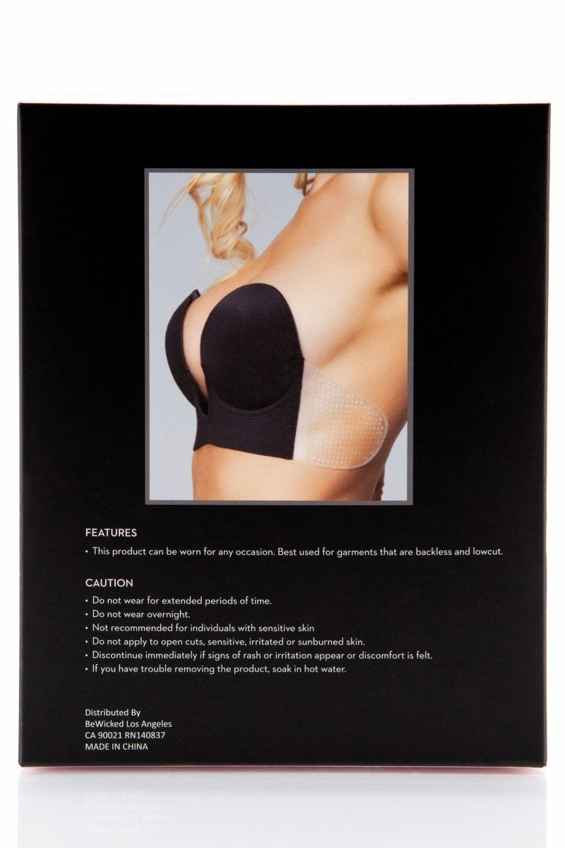 Love Spark Cove | Intimate Apparel, Pleasure Shop & Free Shipping BWXB093 Deep V Bra — detail close-up