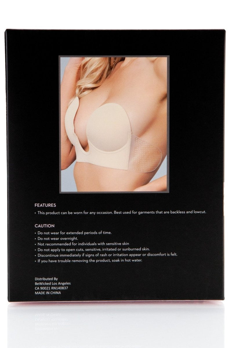 Love Spark Cove | Intimate Apparel, Pleasure Shop & Free Shipping BWXB093 Deep V Bra — side view