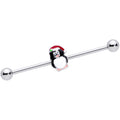 BodyCandy 14G Santa Hat Penguin Christmas Industrial Barbell 38mm — main product shot