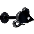 BodyCandy 16G 5/16 Black Mouse Labret Monroe Tragus — main product shot