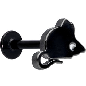 16G 5/16 Black Mouse Labret Monroe Tragus