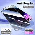 Privacy Tempered Glass Screen Protector for iPhone - Anti-Peep