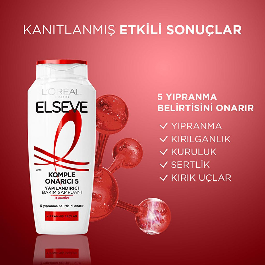 L'Oreal Paris Elseve: Ultimate Hair Repair Shampoo - Ceramide Formula for Damaged Hair, Strengthening & Restructuring, 10.14 fl oz