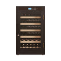 Nuvia 69-Bottle 7.6 Cu.Ft Freestanding Smart Wooden Wine Cooler With LED Touch Display (SAK24861) – SAKSBY WHOLESALE