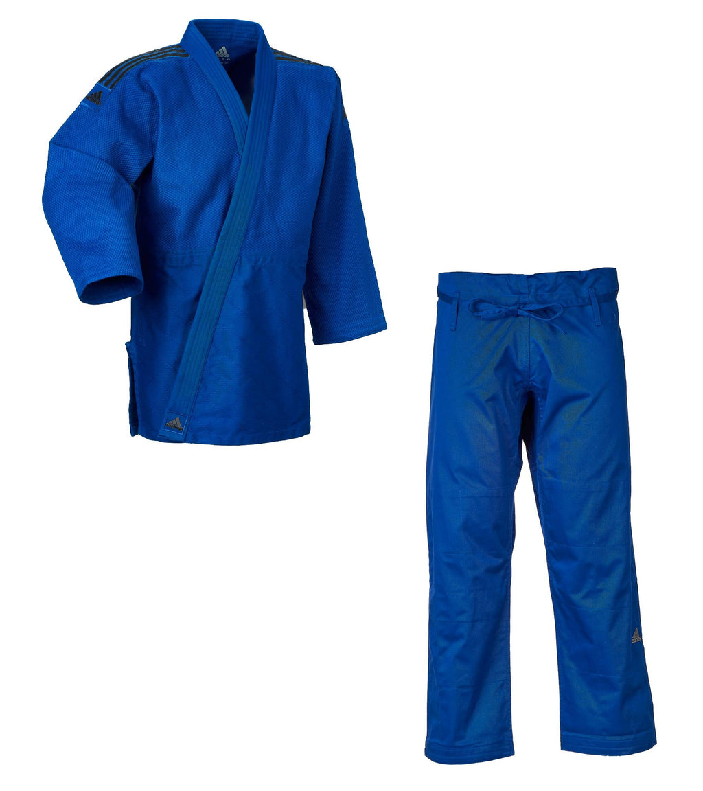 J690 Quest Blue with Black Stripes — Judo Gear USA