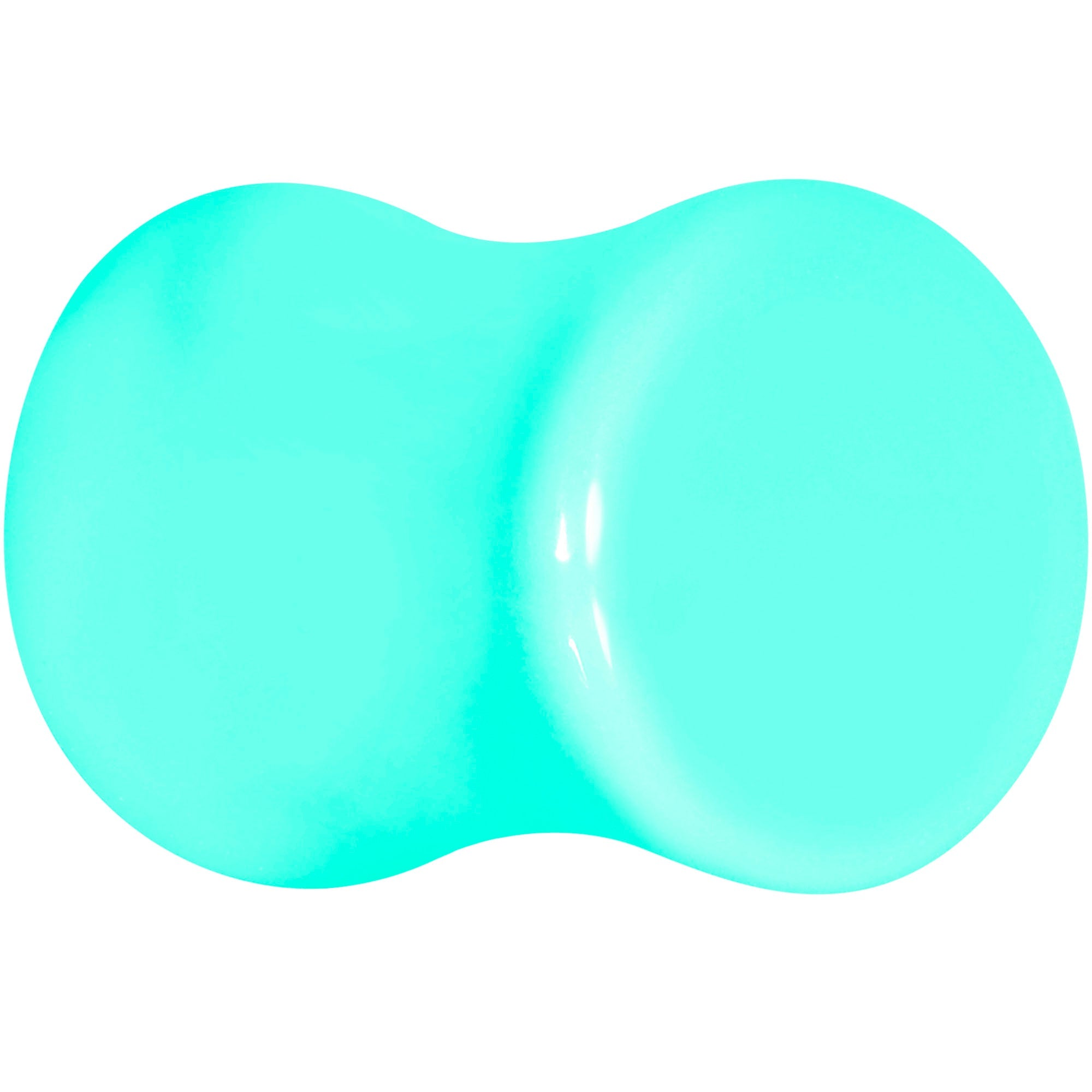BodyCandy Aqua Acrylic Saddle Plug Set 8G to 00G — lifestyle context