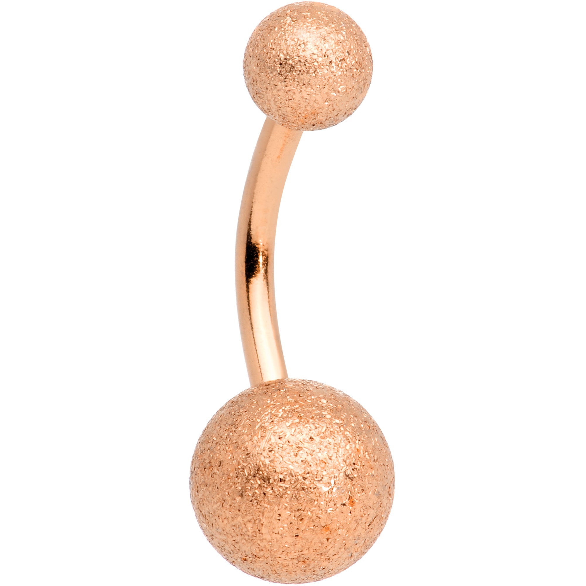 BodyCandy Rose Gold Tone Winter Penguin Christmas Belly Ring Set of 3 — detail close-up