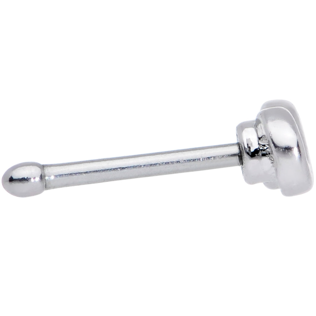 BodyCandy 20G 5/16 Infinity Symbol Nose Bone — detail close-up