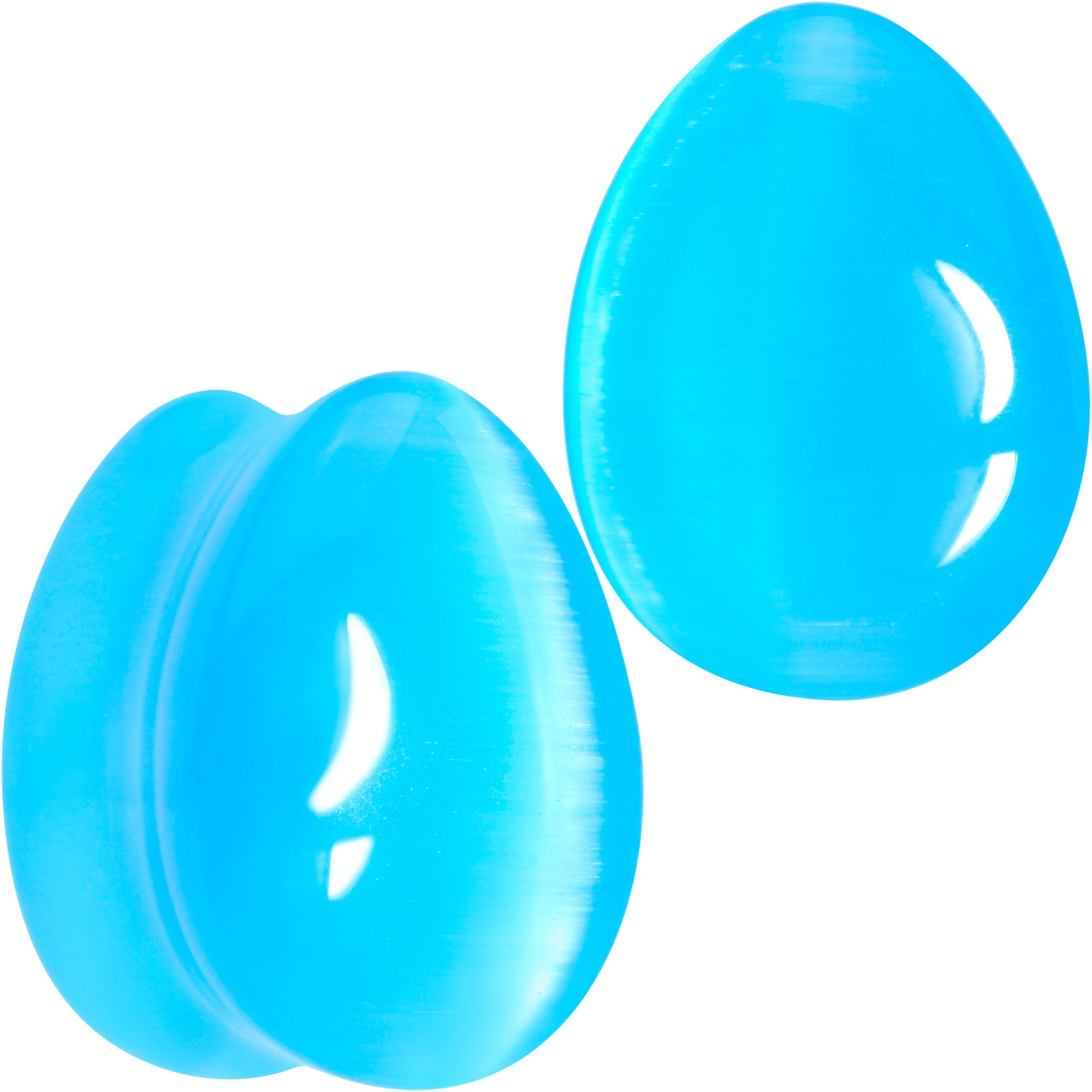 BodyCandy Light Blue Glass Teardrop Plug Set — packaging