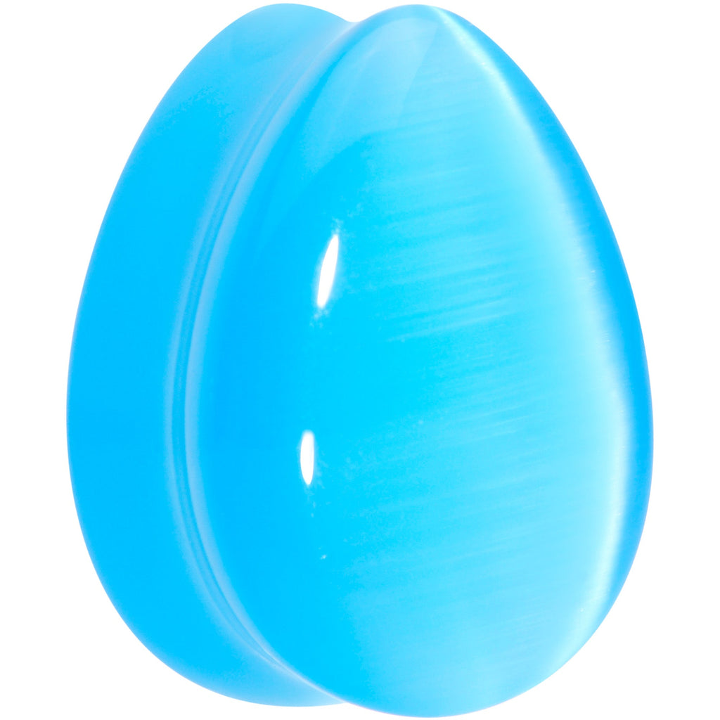 BodyCandy Light Blue Glass Teardrop Plug Set — lifestyle context