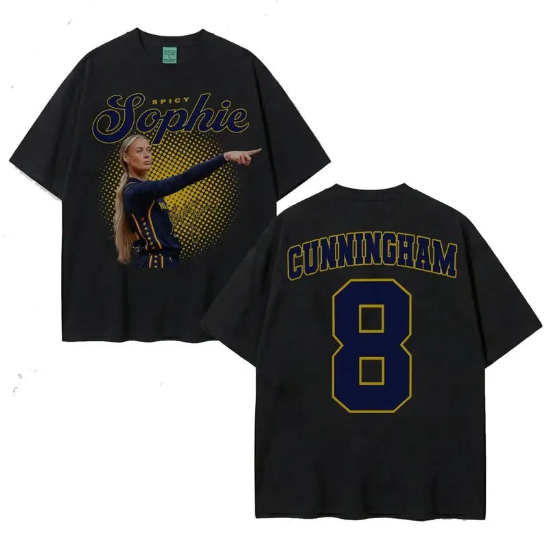 Sophie 8 Two-Sided Basketball Graphic Tee – Retro Gameday Hoops Fan Unisex Double-Sided T-Shirt