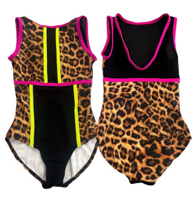 Custom Limited Edition Electric Cheetah Leotard