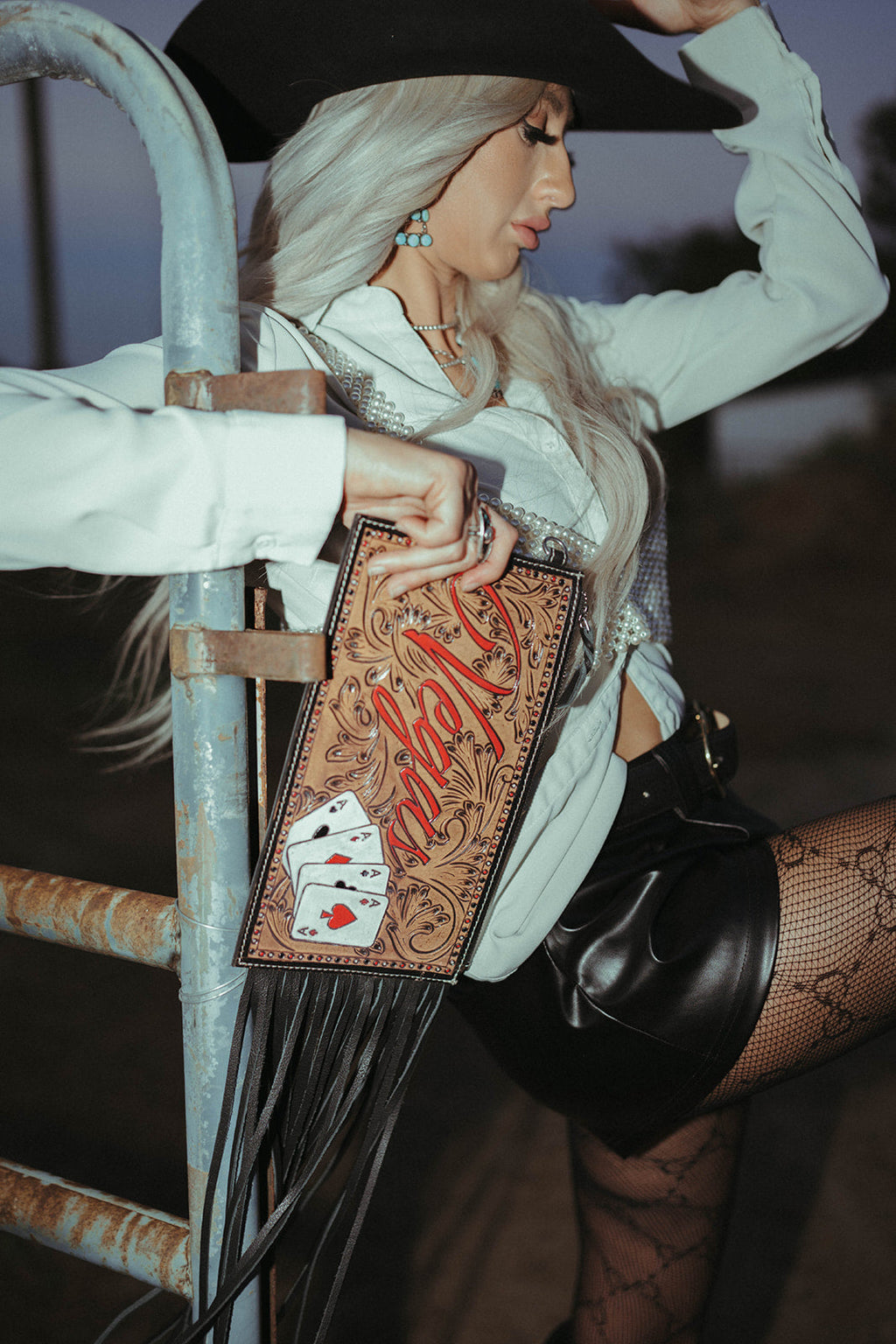 Haute Southern Hyde The Vegas Clutch Wristlet a Haute Southern Hyde by Beth Marie Exclusive — packaging