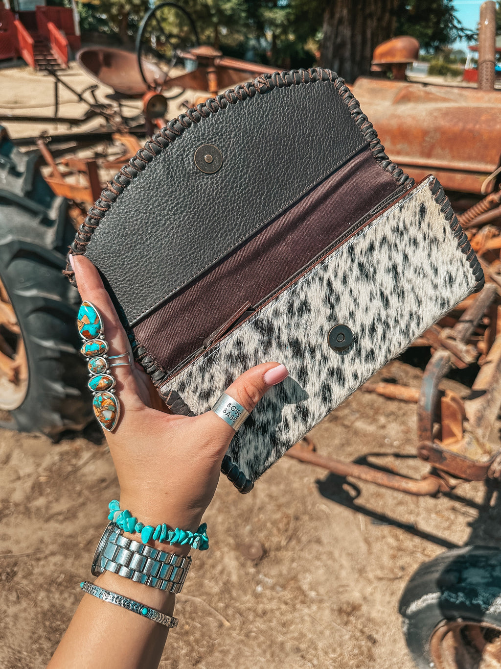 Haute Southern Hyde The Elva (Brown  Leather) Wallet a Haute Southern Hyde by Beth Marie Exclusive — lifestyle context