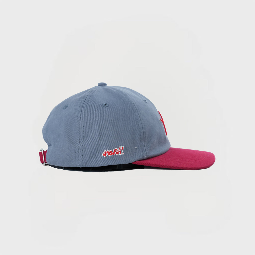“P” CANVAS CAP | LIVID/RED